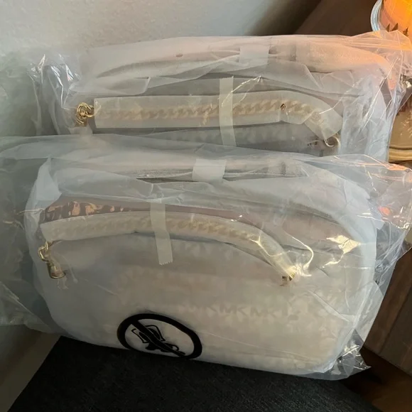 michael kors jet set large logo crossbody bag - Picture 5 of 5